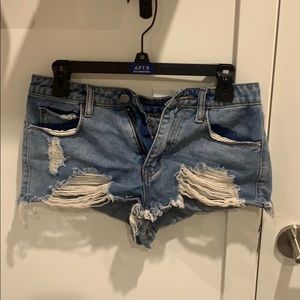 Jean shorts